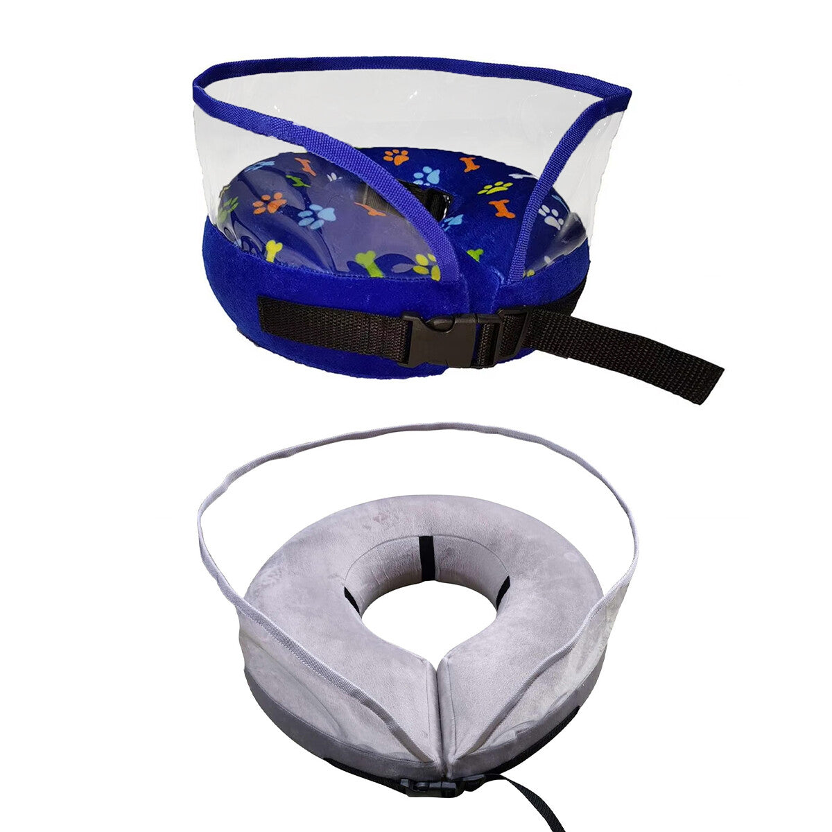 Pet Inflatable Recovery Collar Protective Medical Wound Healing Cone Fordogscats