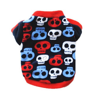 Dog Pet Fleece Clothes Cat Warm Sweater Coat Winter Puppy Jacket Apparel T Shirt
