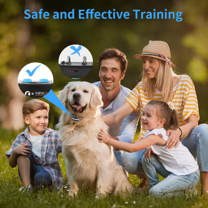 Bark Collar with Remote, Automatic Bark and Training Collar Combo with Beep, Vibration, Shock, Auto Bark Mode, up to 3300Ft Range Dog Shock Collar for Small, Large and Medium Dogs