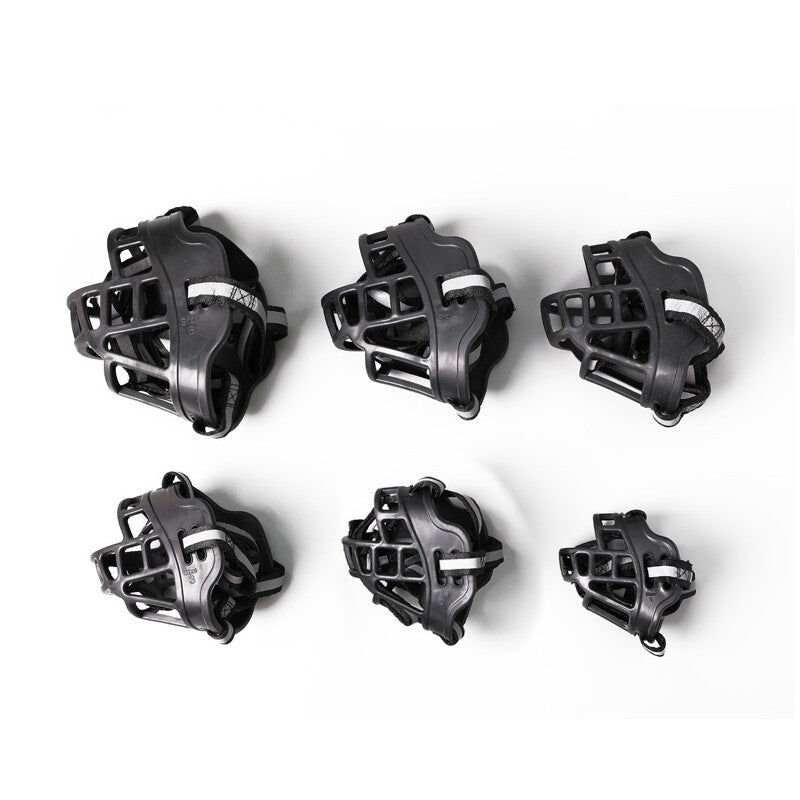 6 Sizes Adjustable Pet Dog No Bite Silicone Basket Muzzle Cage Mouth Mesh Cover