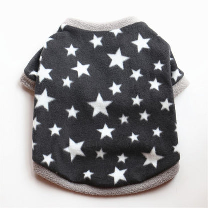 Dog Pet Fleece Clothes Cat Warm Sweater Coat Winter Puppy Jacket Apparel T Shirt