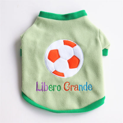 Dog Pet Fleece Clothes Cat Warm Sweater Coat Winter Puppy Jacket Apparel T Shirt