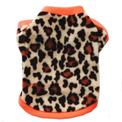 Dog Pet Fleece Clothes Cat Warm Sweater Coat Winter Puppy Jacket Apparel T Shirt