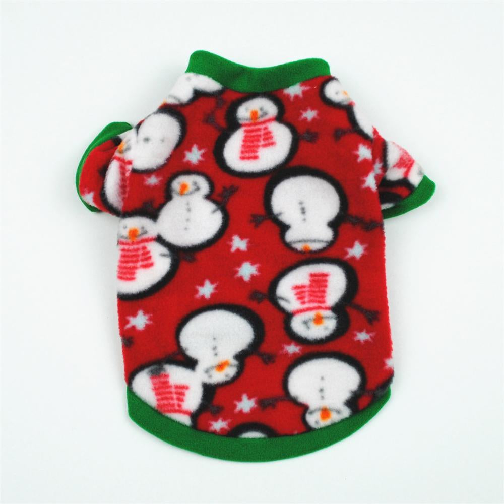 Dog Pet Fleece Clothes Cat Warm Sweater Coat Winter Puppy Jacket Apparel T Shirt
