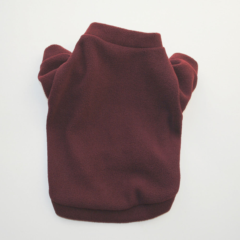Dog Pet Fleece Clothes Cat Warm Sweater Coat Winter Puppy Jacket Apparel T Shirt