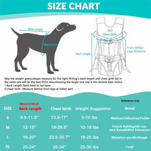 Dog Backpack Carrier, Legs Out Easy-Fit Dog Front Carrier for Small Medium Dogs, Adjustable Hands Free Dog Chest Carrier for Hiking Cycling (Green,X-Large)