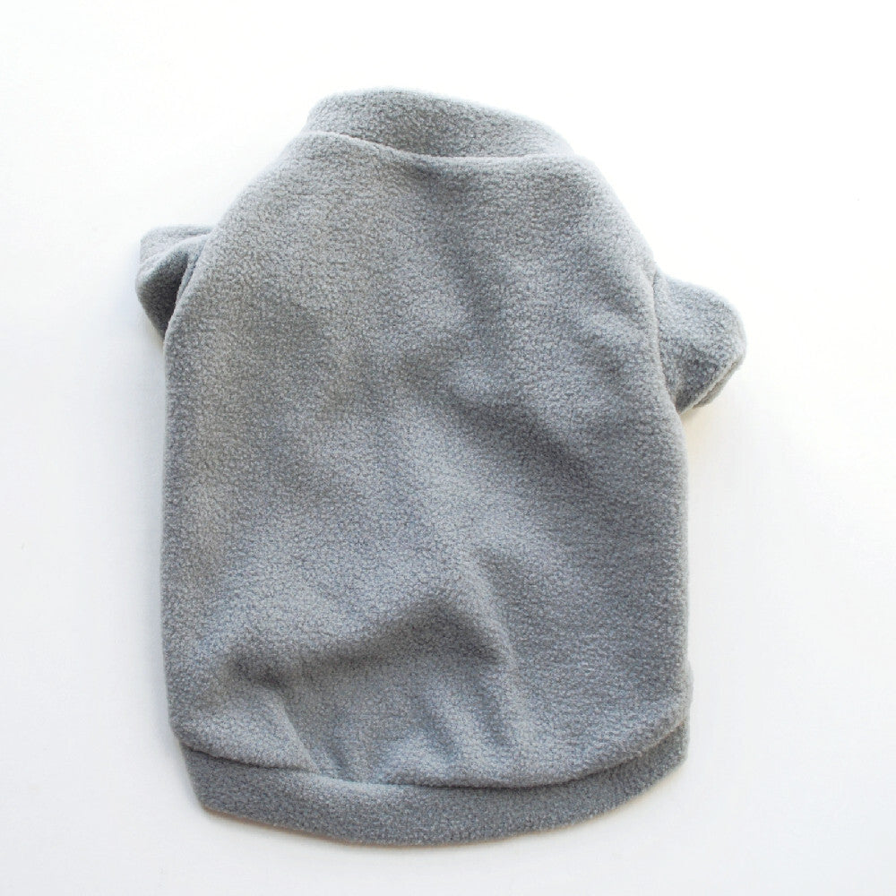Dog Pet Fleece Clothes Cat Warm Sweater Coat Winter Puppy Jacket Apparel T Shirt