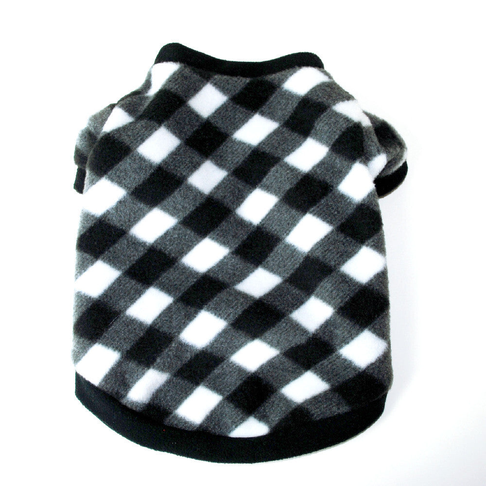 Dog Pet Fleece Clothes Cat Warm Sweater Coat Winter Puppy Jacket Apparel T Shirt