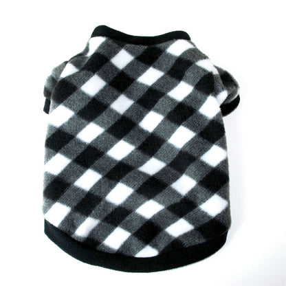 Dog Pet Fleece Clothes Cat Warm Sweater Coat Winter Puppy Jacket Apparel T Shirt